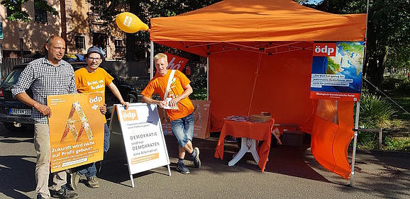 Infostand in Gera am 16.8.2024