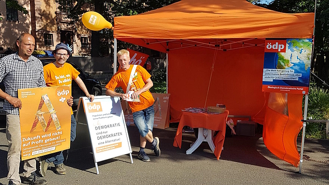 Infostand in Gera am 16.8.2024